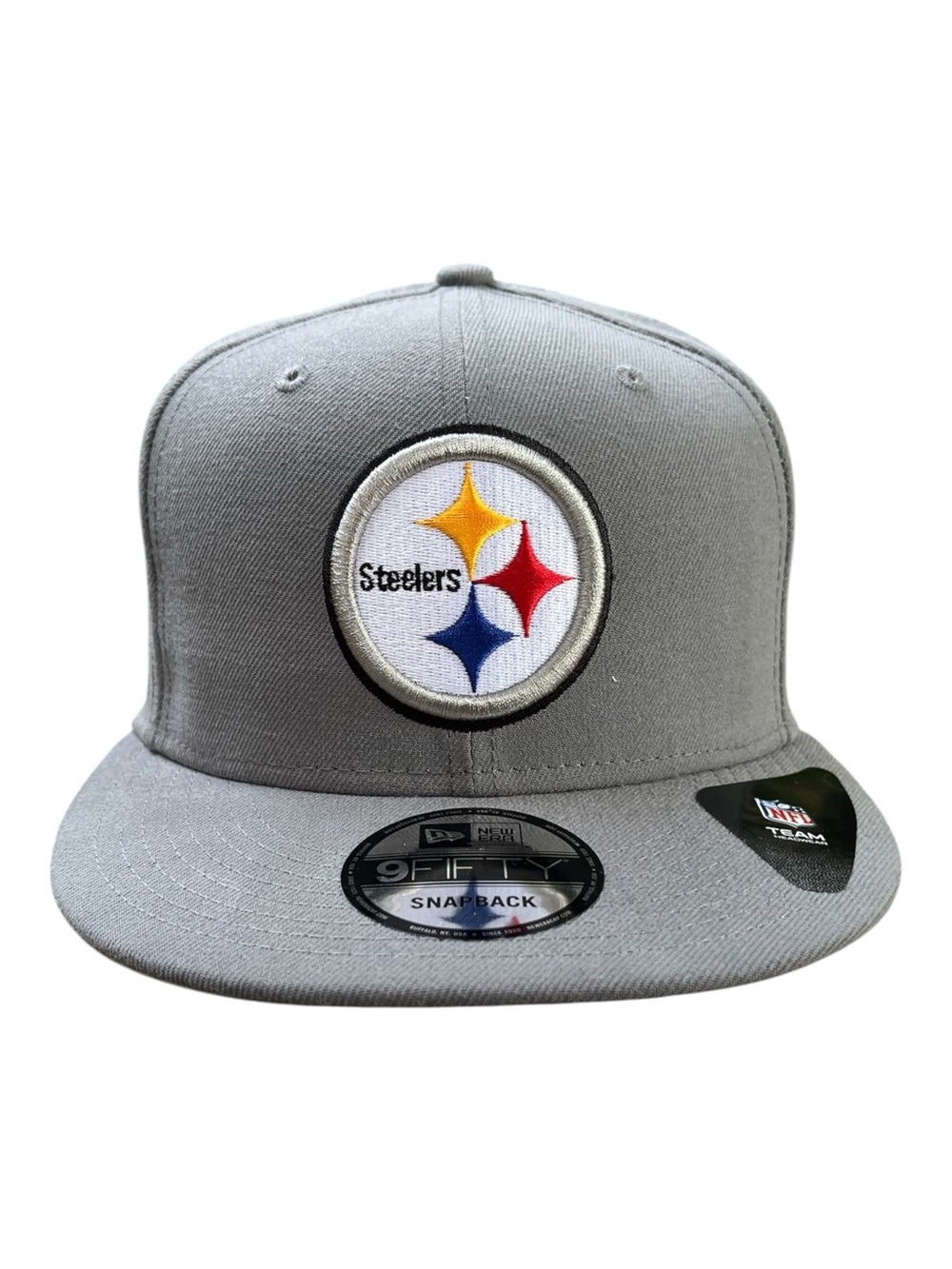 New Football New Era Pittsburgh Steelers Gray 9FIFTY Snapback Hat